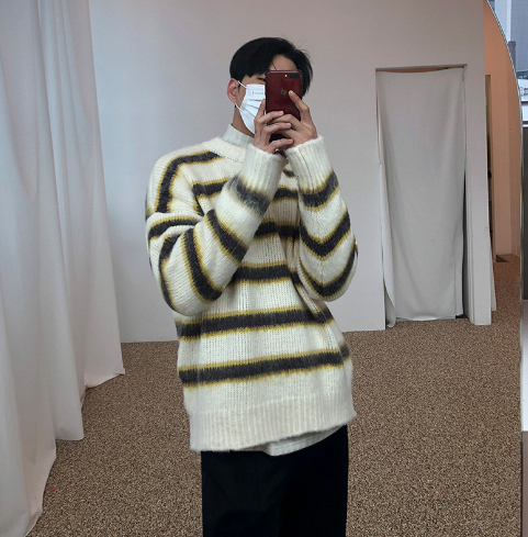 Retro Slouchy Plush Crewneck Sweater