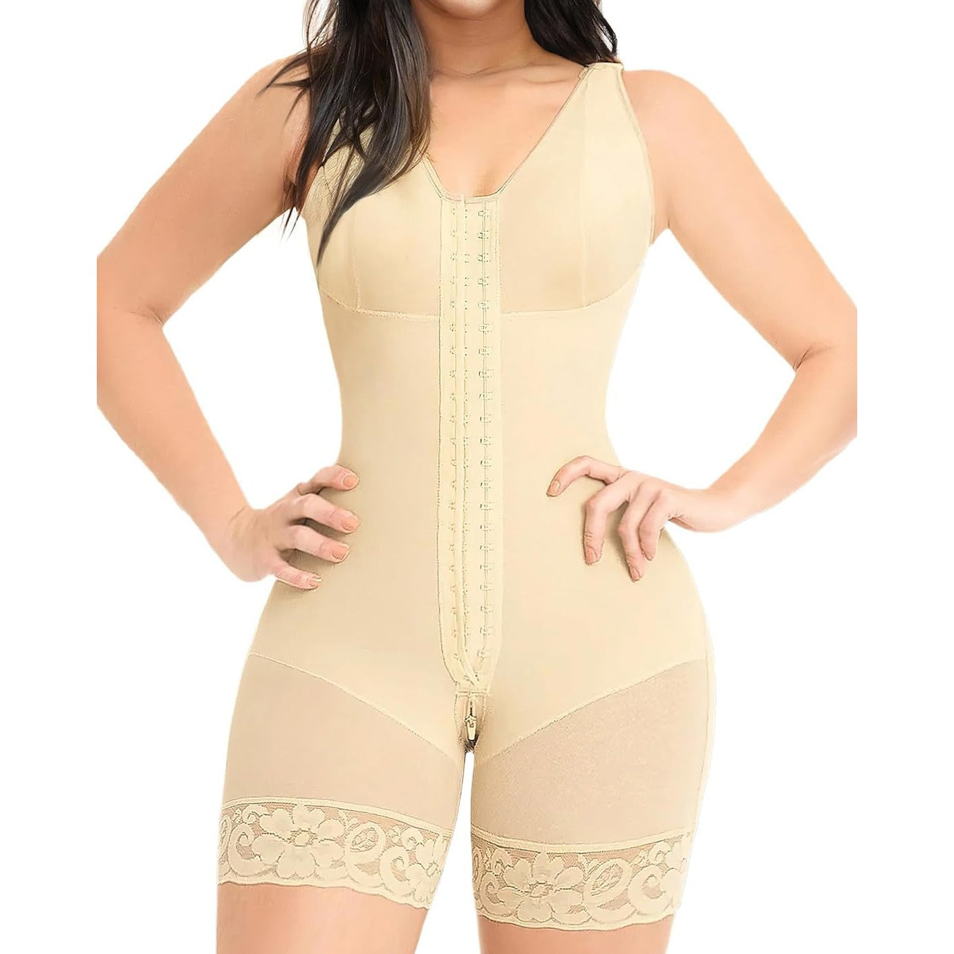 Corset One-piece Enhanced Zipper Large Size