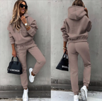 Women's Hooded Sweatshirt & Jogger Set | Stylish Sports Suit for Active Lifestyles