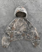 Camo Printed Hooded Pullover | Streetwear