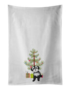 Shih-Tzu Black and White #2 Christmas Kitchen Towel Set of 2