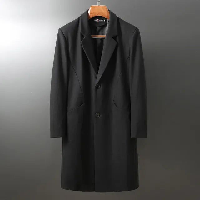 Men's High-Quality Slim Fit Winter Wool Jacket