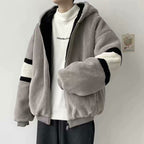 2021 Men’s Thick Lamb Wool Zipper Pullover Coat | Streetwear