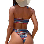 2024 New Geometric Print Women's Bikini Swimsuit