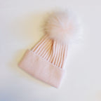 Pure Angora Fur Luxe Beanie | Embroidered Cap