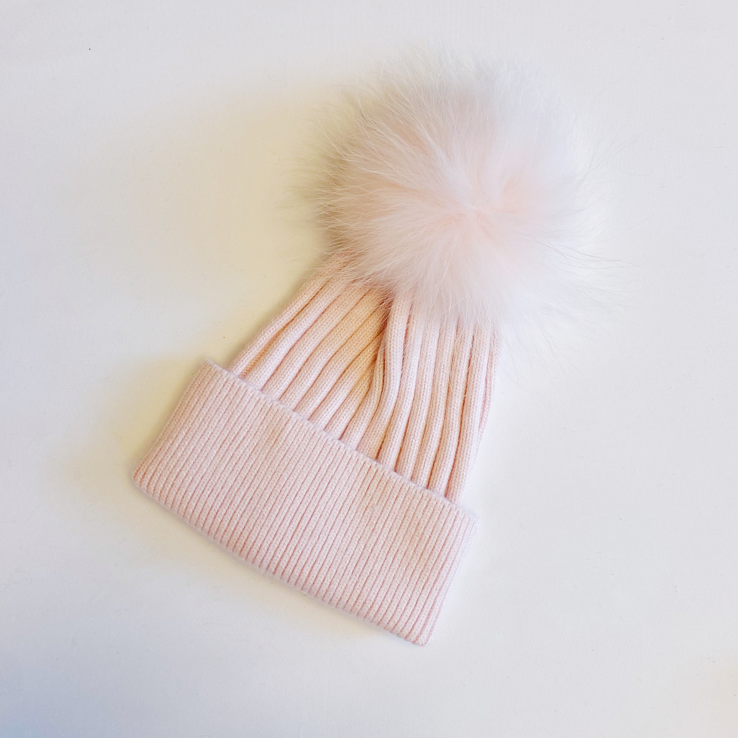 Pure Angora Fur Luxe Beanie | Embroidered Cap