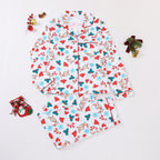 Women's Christmas Print Long Sleeve Pajama Set
