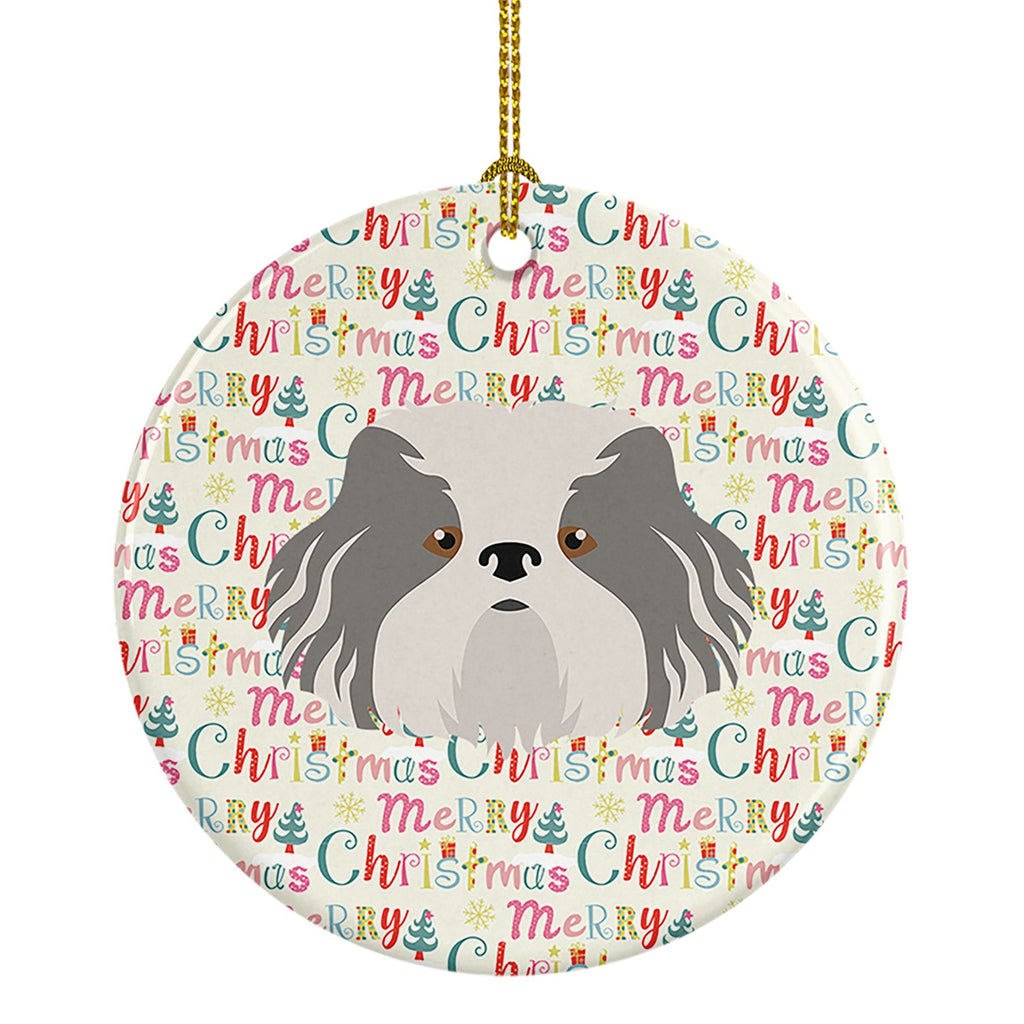 Odis Dog Merry Christmas Ceramic Ornament