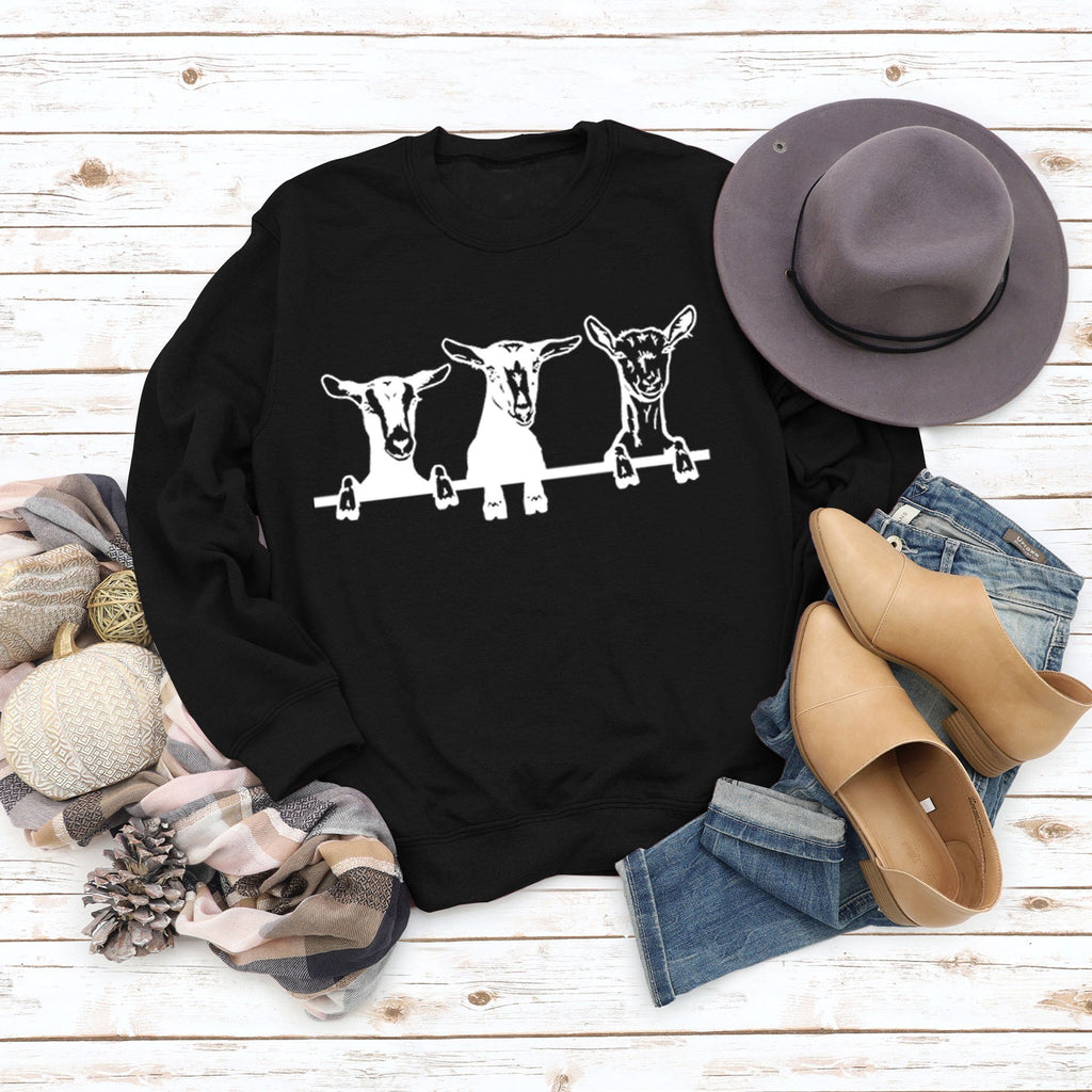 Cute Alpaca Print Casual Sweatshirt for Everyday Wear | Streetwear