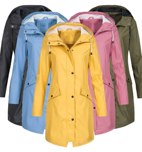 Fleece Lined Windproof Long Summer Jacket (One Piece)