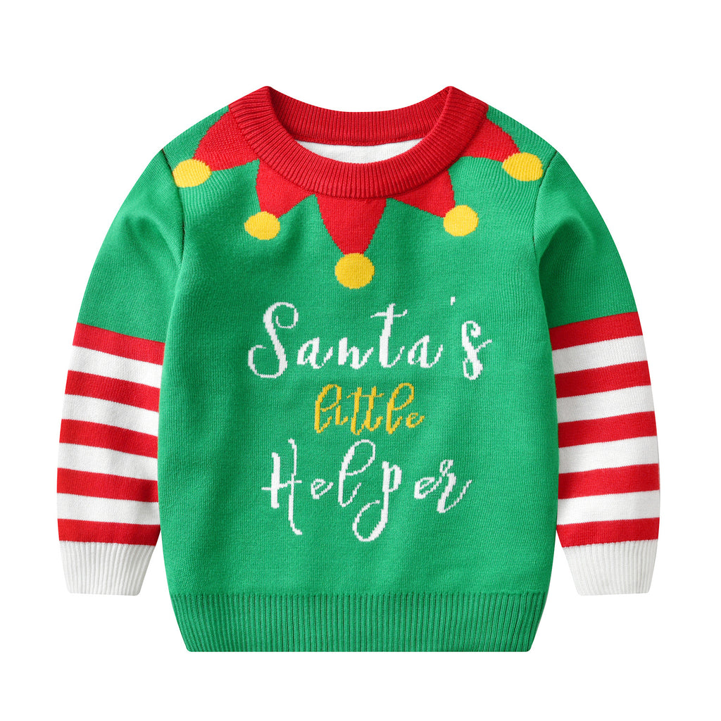 Children's Cotton Double Layer Sweater for Autumn/Winter