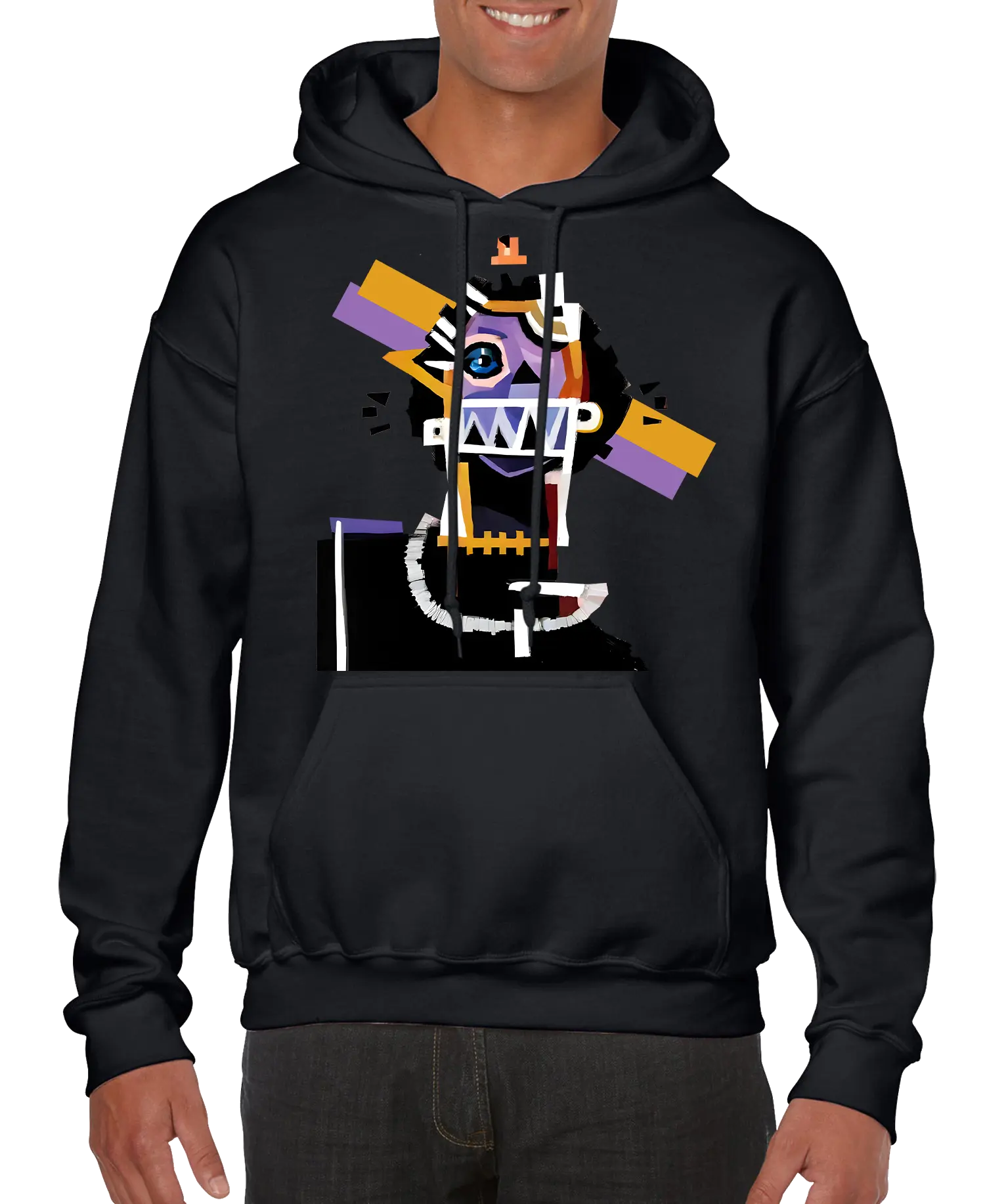 Neocubism Artwork Men’s Hoodie | Streetwear