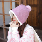 Women's Thick Fleece Fisherman Hat | Embroidered Cap