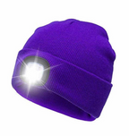 Unisex LED Knitted Beanie for Night Fishing (One Piece) | Embroidered Cap