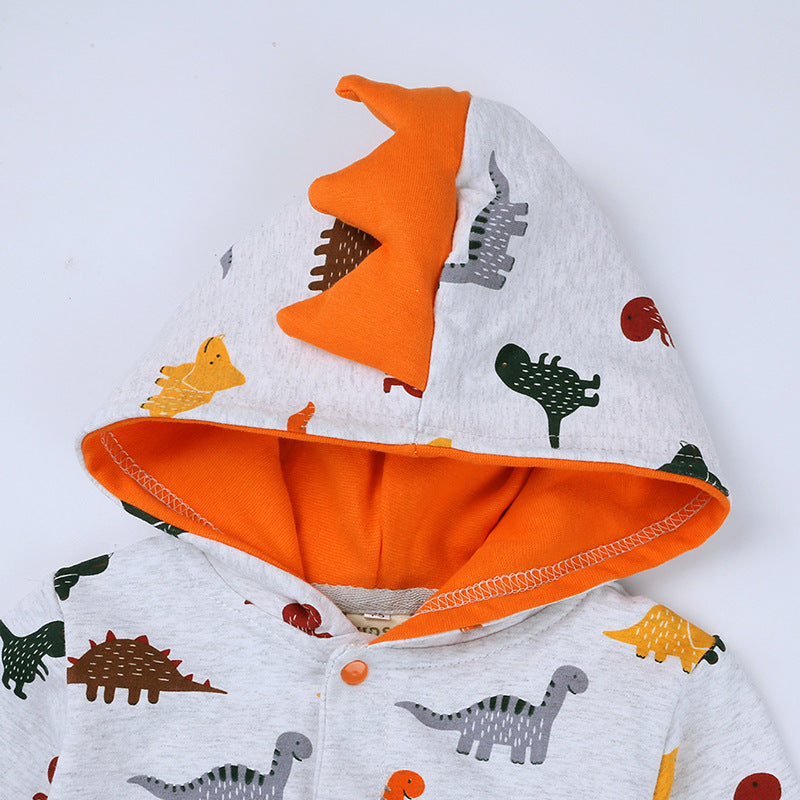 Dinosaur-Themed Baby Bodysuit for Infants
