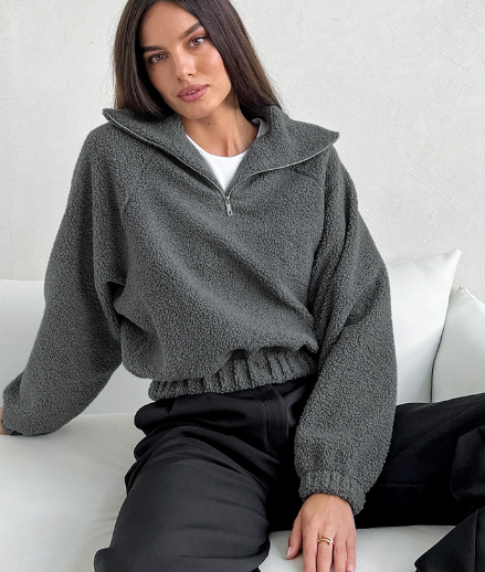 Women's European American Lamb Fleece Jacket