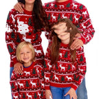 Christmas Printed Raglan Sleeve Women's Pullover Sweater | Streetwear