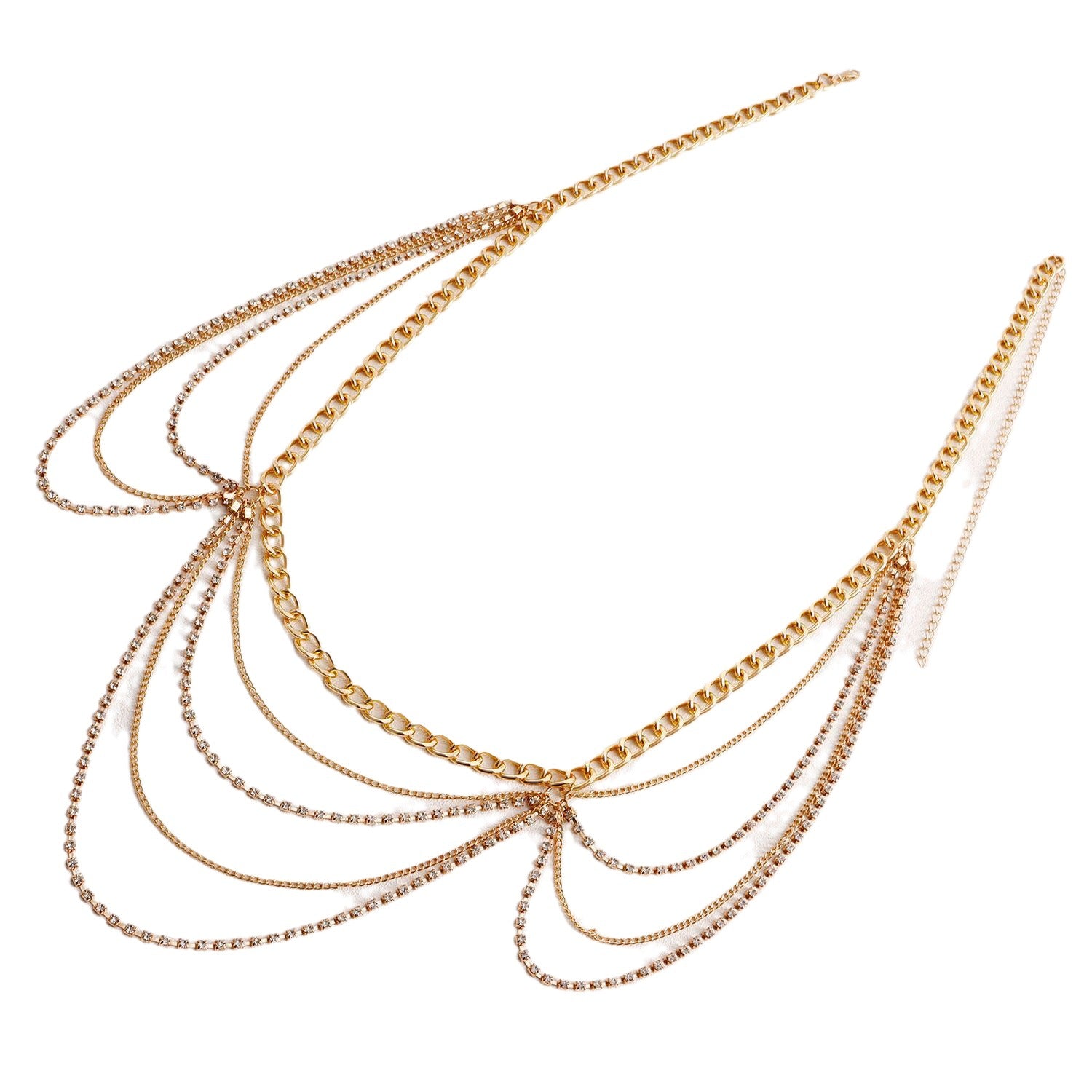 Rhinestone Body Chain Harness