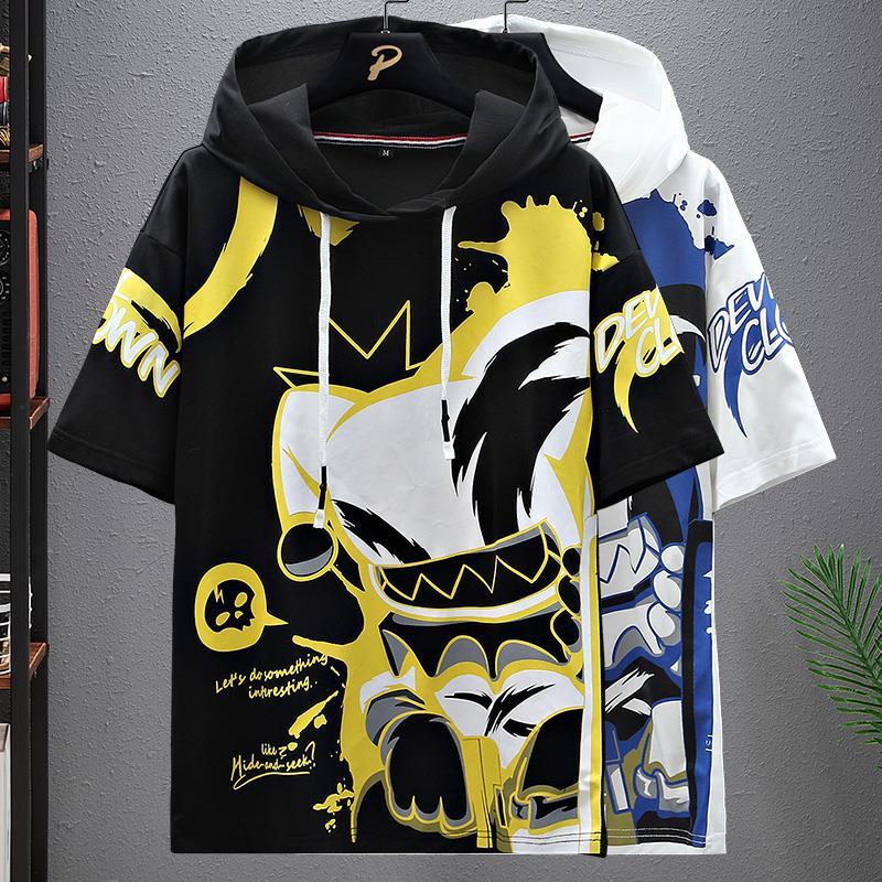 Men's Summer Hoodie - Japanese Street Style Casual Wear | Streetwear