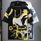 Men's Summer Hoodie - Japanese Street Style Casual Wear | Streetwear