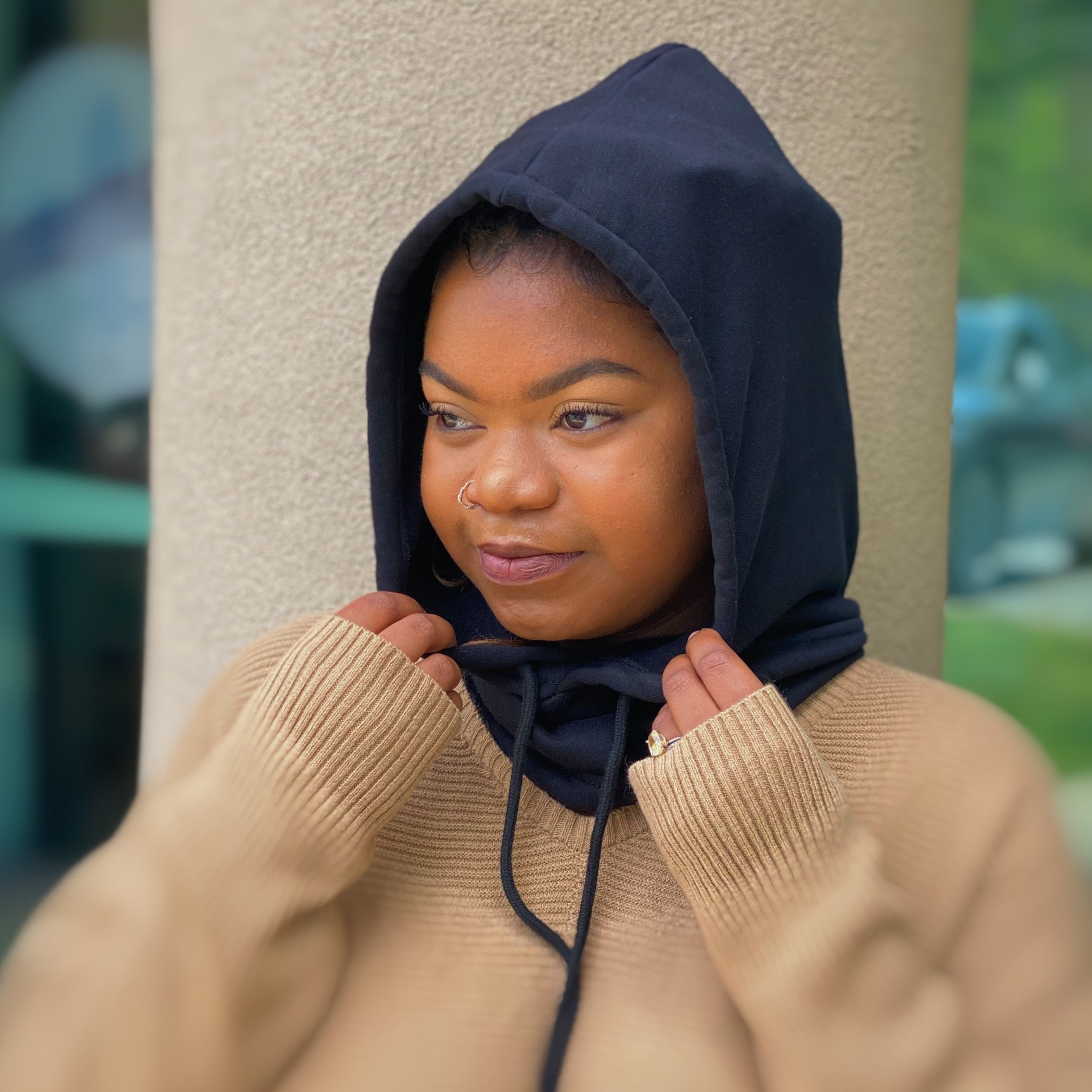 Under Jacket Hoodie Snood | Streetwear