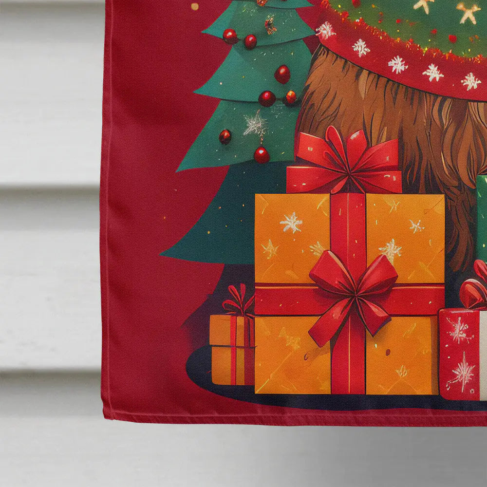 Otterhound Holiday Christmas House Flag