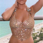 Body Chain with Decorative Bustier Design