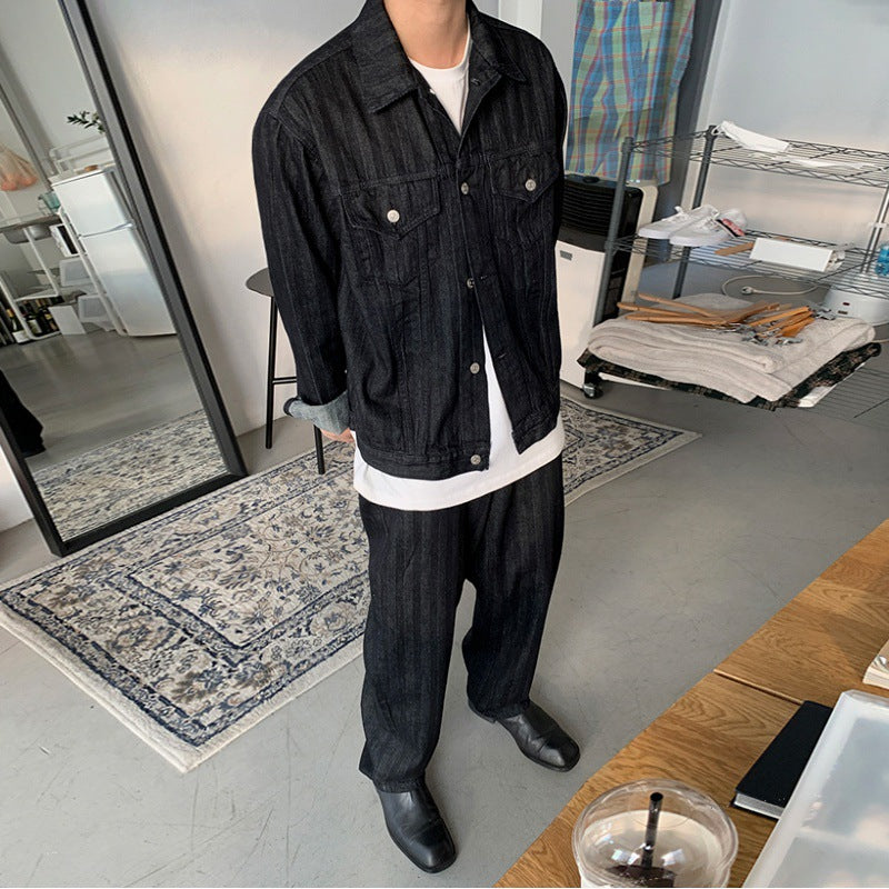 Men's Casual Versatile Denim Workwear Jacket