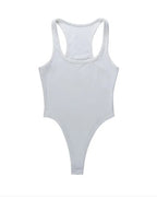Knit Bodysuit Halter Top