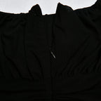 Fashionable Sheer Mesh Princess Sleeve Bodysuit for Women