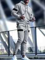 Casual Top Loose Hoodie Set | Streetwear