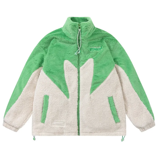 Winter Thick Letter Embroided Jacket