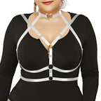 Plus Size Heart Bikini Top - Simple Punk Style