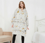 Heated Hooded Blanket Sweater