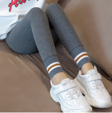 Kids' Fleece Lined Leggings for Girls (Single Piece)