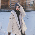 Korean Style Loose Plus Velvet Padded Jacket