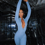 Autumn Women's High Neck Bodysuit for Fitness 2019