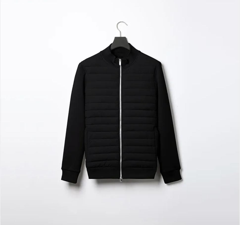 Lightweight Stand Collar Knit Jacket