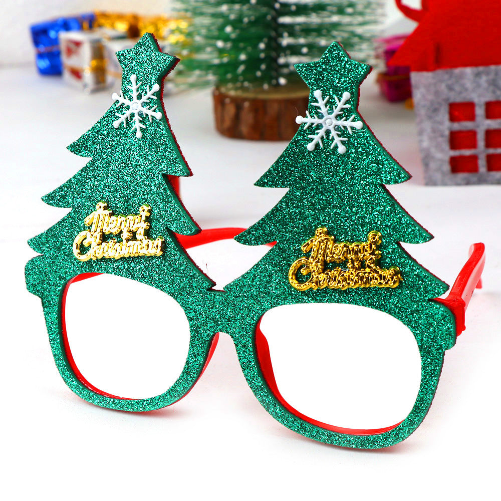 Christmas Decorative Glasses for Adults and Kids