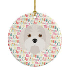 Kyi-Leo Merry Christmas Ceramic Ornament