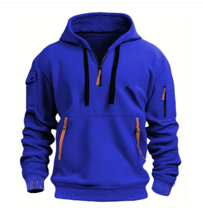 Cotton Dropped Shoulder Hooded Sweatshirt | Streetwear