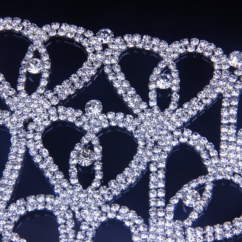 Rhinestone Body Chain Crotchless Panty