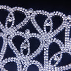 Rhinestone Body Chain Crotchless Panty