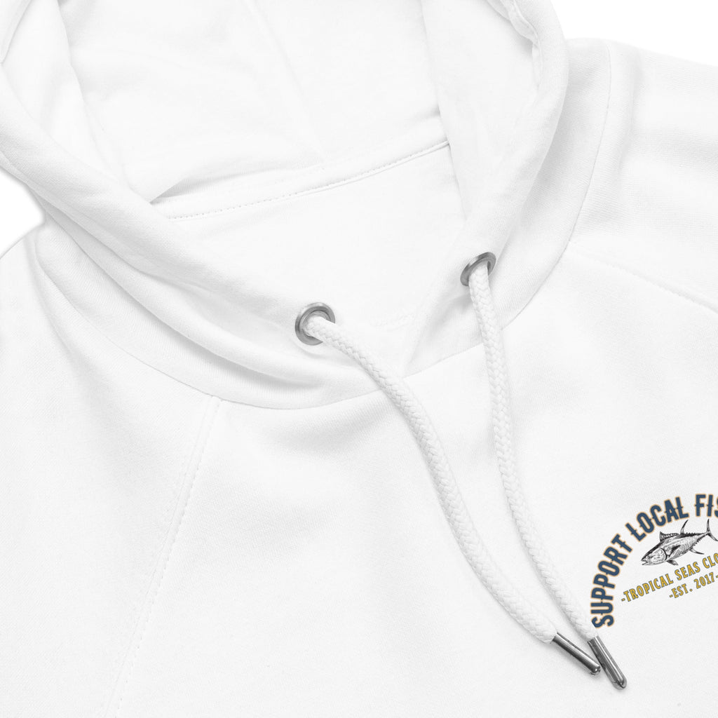 Men's Support Local Fisheries Tuna Eco Raglan Hoodie | Streetwear