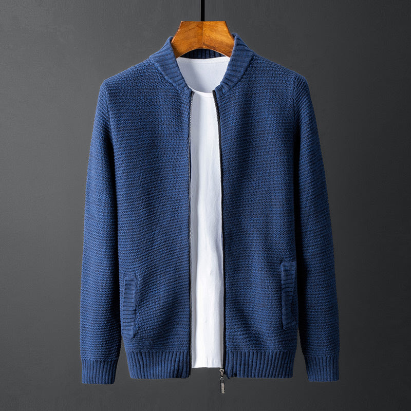 Men's Slim Fit Pure Cotton Cardigan Sweater