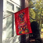 Border Terrier Holiday Christmas House Flag