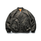 Men's Oversized Hip Hop Bomber Jacket for Spring/Fall