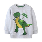 Boys Long Sleeve Cotton Dinosaur Print Sweatshirt | Streetwear