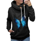 Loose Fit Hooded Long Sleeve Sweatshirt | Streetwear