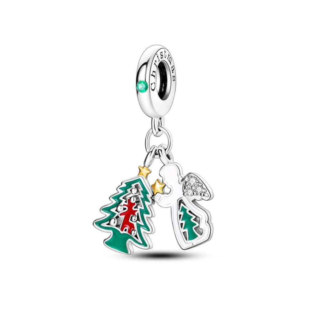 Christmas Theme Pendant Copper Plating Silver